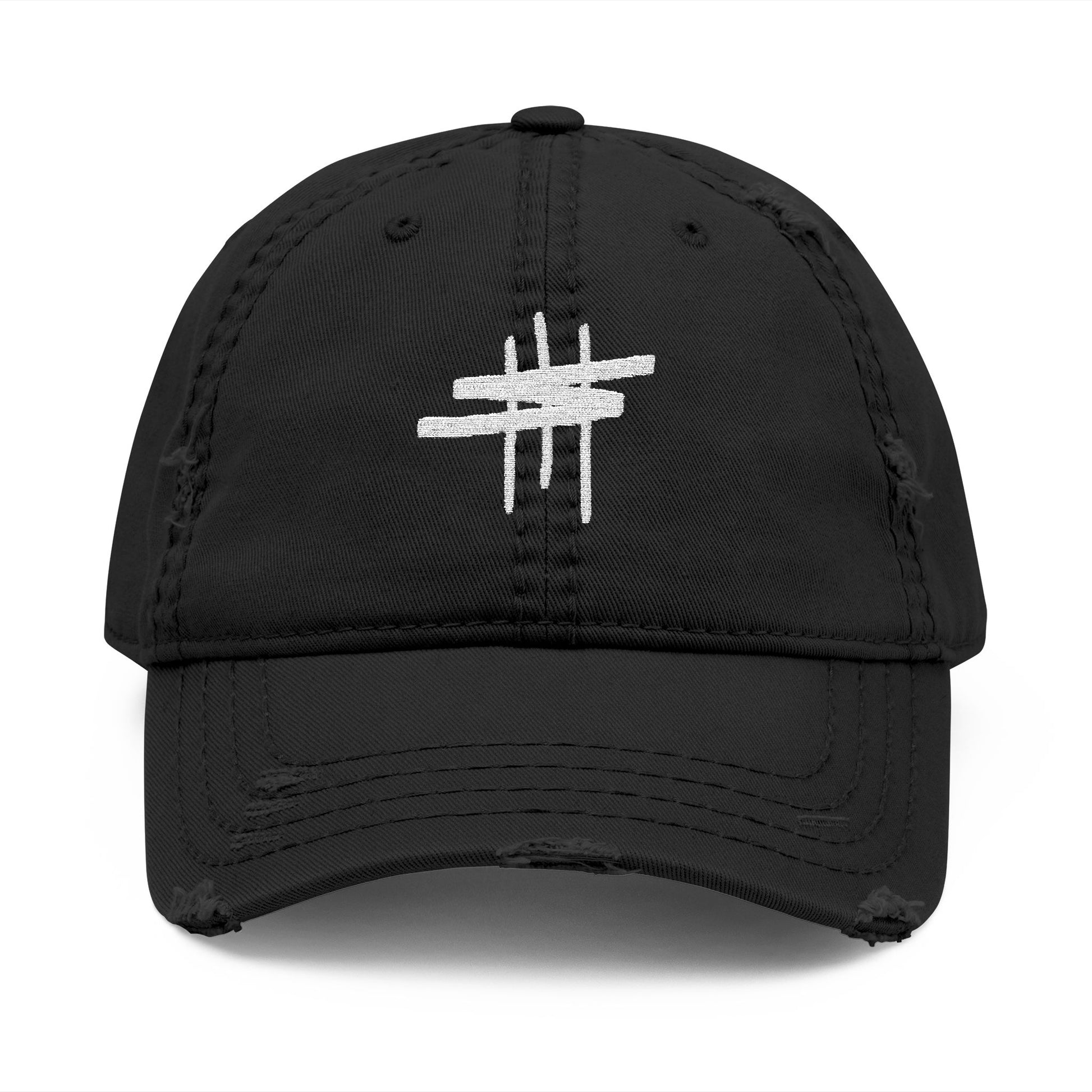 Juken Distressed Dad Hat – Unisex Low-Profile Streetwear