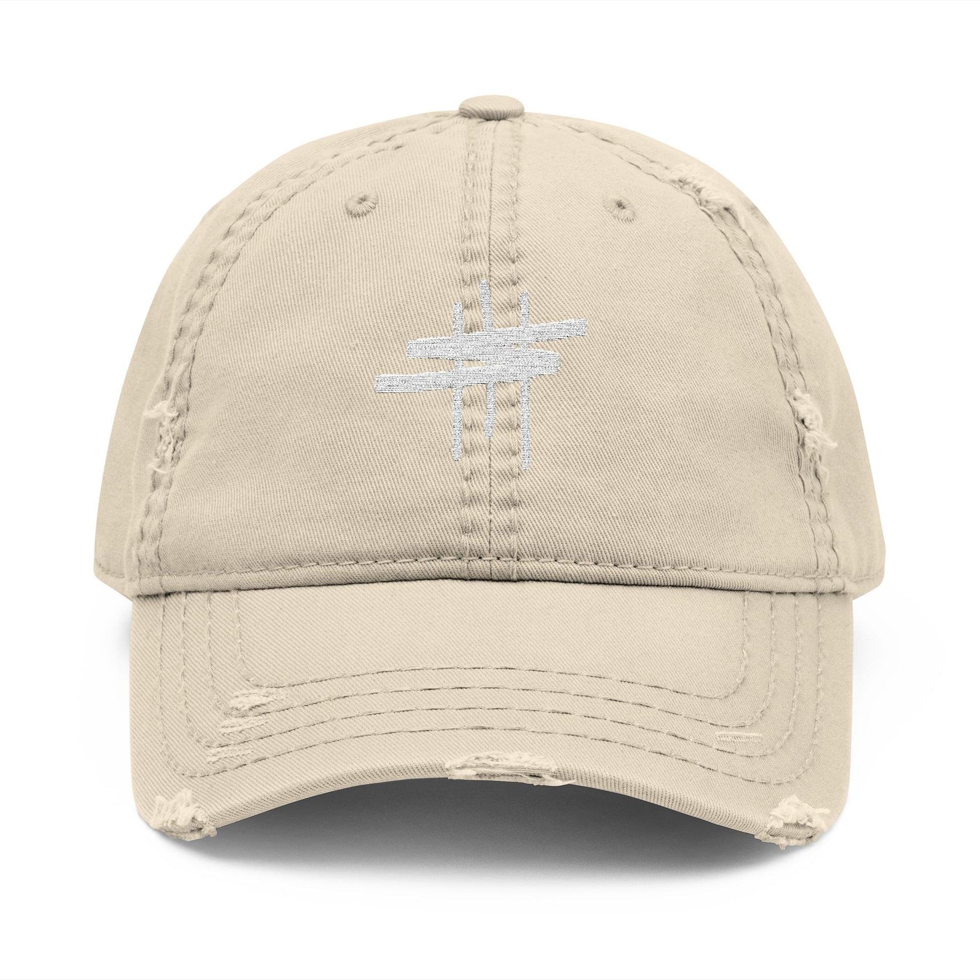 Juken Distressed Dad Hat – Unisex Low-Profile Streetwear